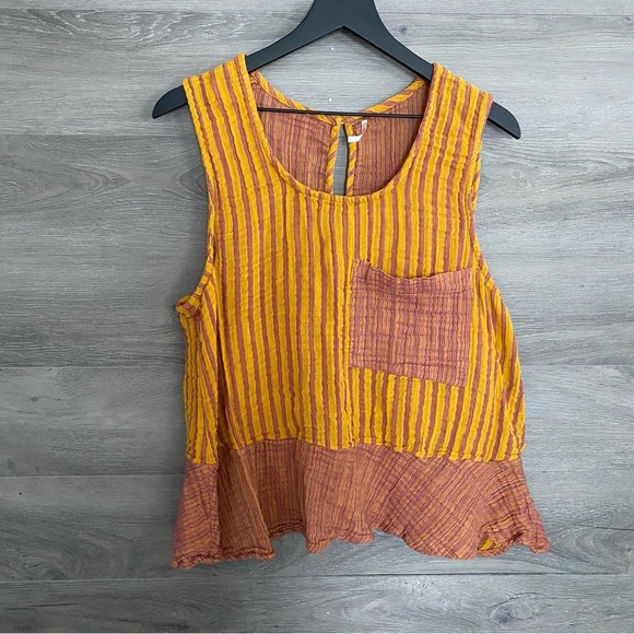 Free People Tops - Free People Gauzey Cotton Tank Top